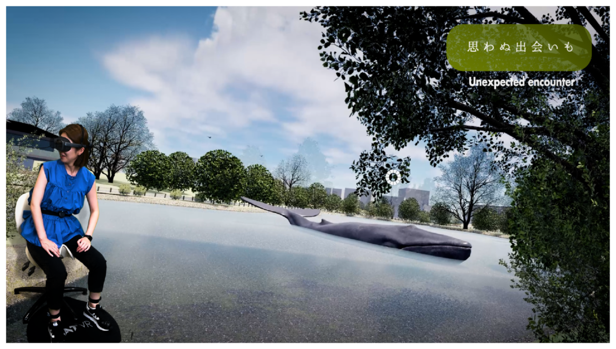 VRお散歩シミュレーター『SAMPO de ルンルン』3DCG由来のVR空間が実現する『リアルとアンリアルの往復』