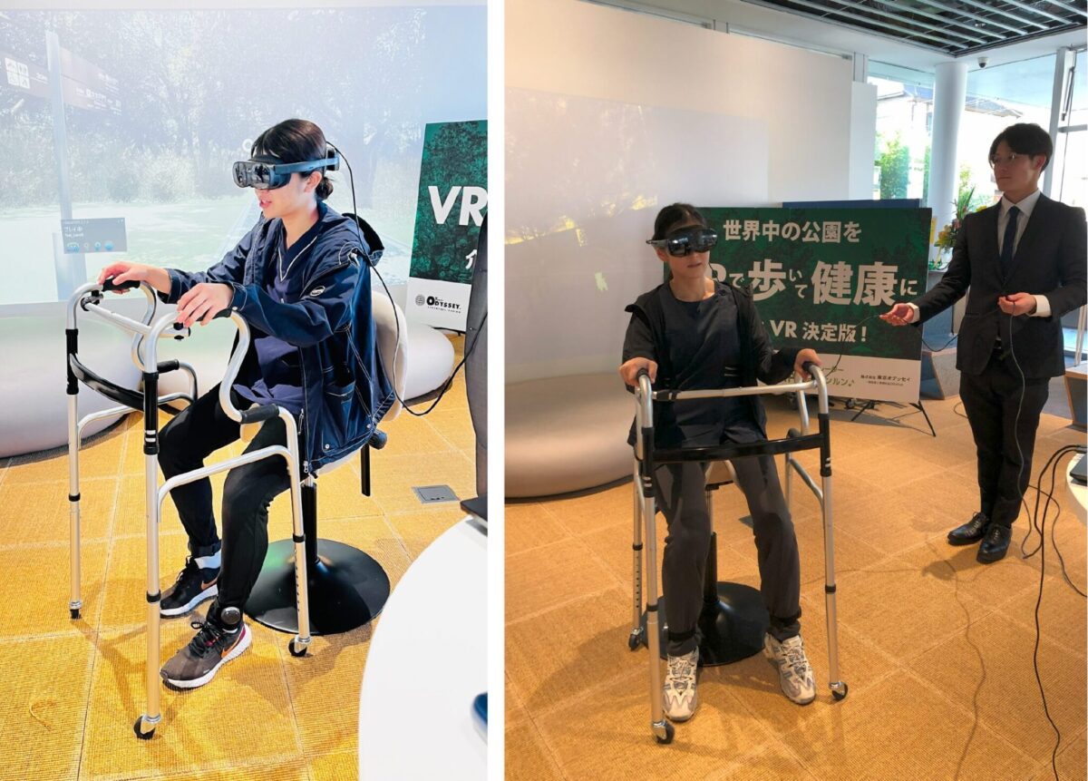 VRお散歩シミュレーター『SAMPO de ルンルン』社会実装に向けて実機体験会実施中！
