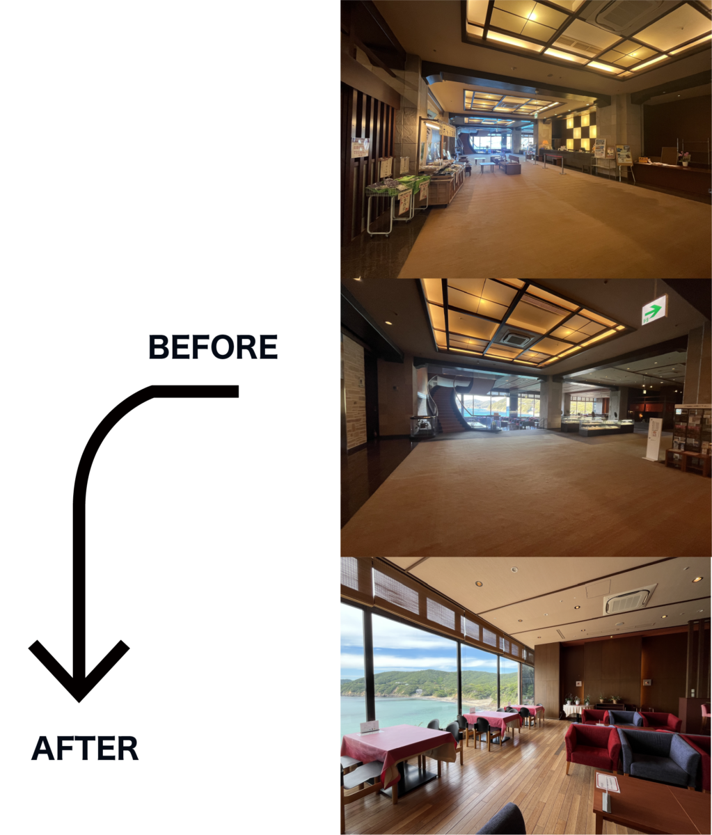 大規模旅館・改装２選 ビフォー・アフターを通して知る『きれいから』→『行きたい』へ変わる時。〈TAOYA南志摩〉