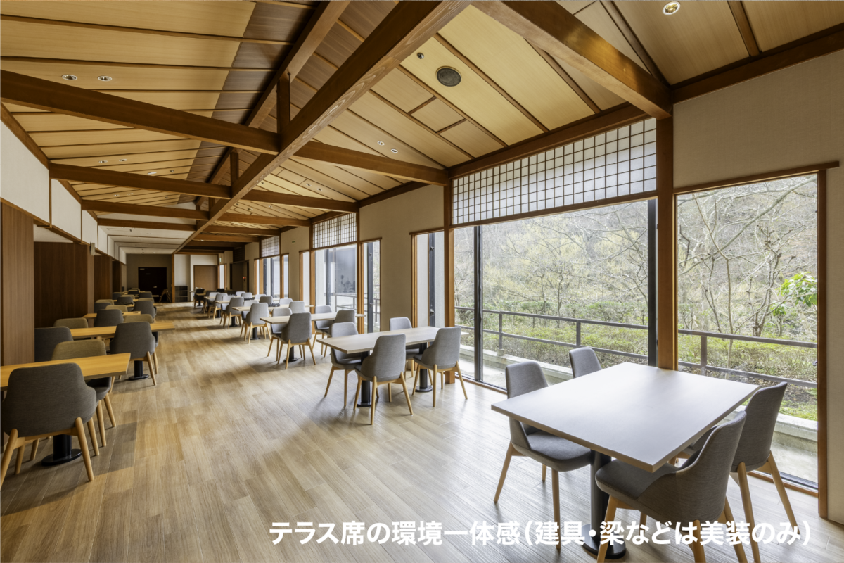 大規模旅館・改装２選 ビフォー・アフターを通して知る『きれいから』→『行きたい』へ変わる時。〈大江戸温泉物語Premium 仙台作並〉